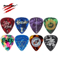 

Amazon Hot Sale 0.46mm 0.71mm 0.88mm 0.96mm 1.2mm 1.5mm Various Thickness Choices Custom OEM Celluloid Guitars Plectrum Picks