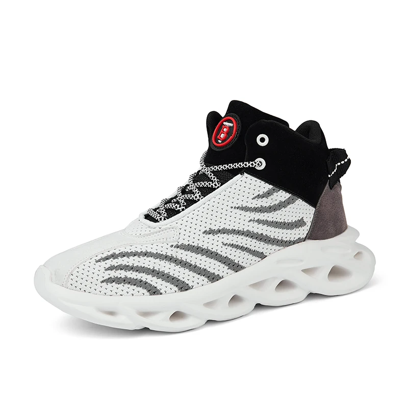 

2021 new fashion men's sport shoes casual men running shoes, Black, white,black, red