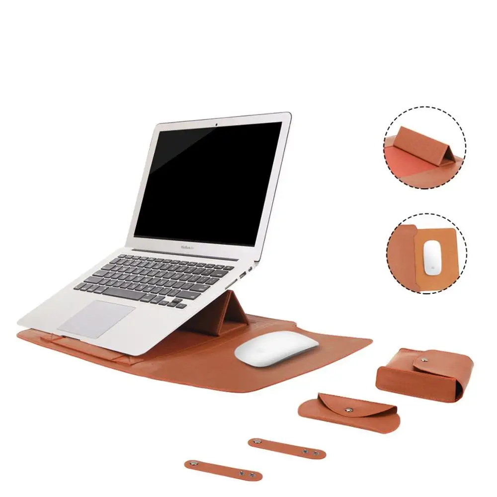 

Stand Function Portable Laptop Briefcase Bag 11 12 13 14 15.6 Inch for Laptop, Red / brown / green/ grey /black