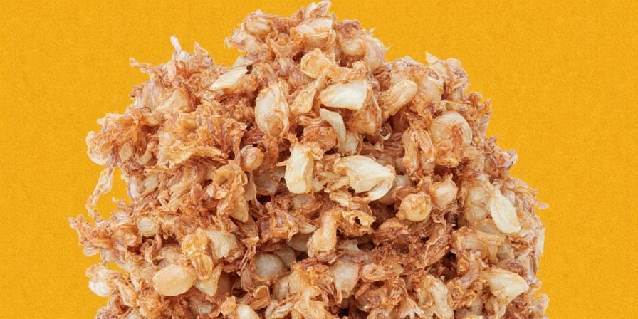Various types of dried onions