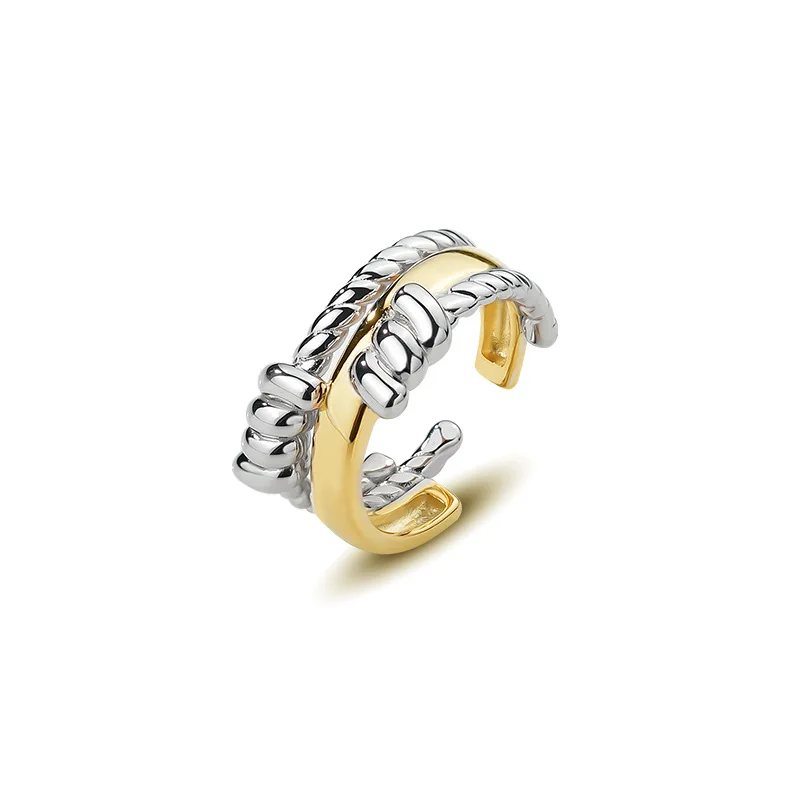

VIANRLA 925 Sterling Silver Minimalism Ring 18k Gold Plating Ring For Women Support Dropshipping Free Laser Logo