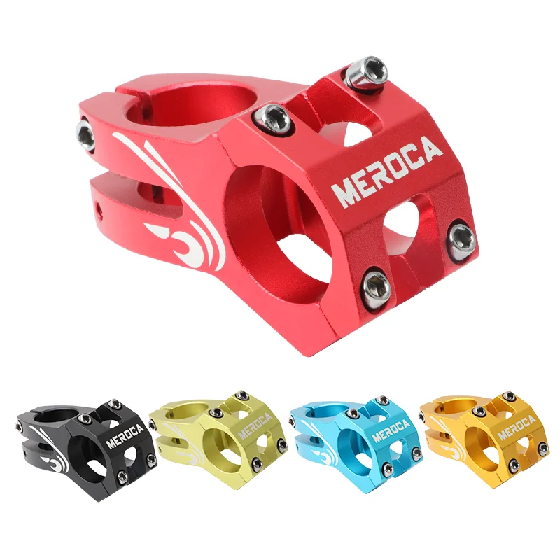 

MEROCA Mountain Bike Hollow Stem Aluminum Alloy Ultra Light Short Stem Stem 31.8*45MM