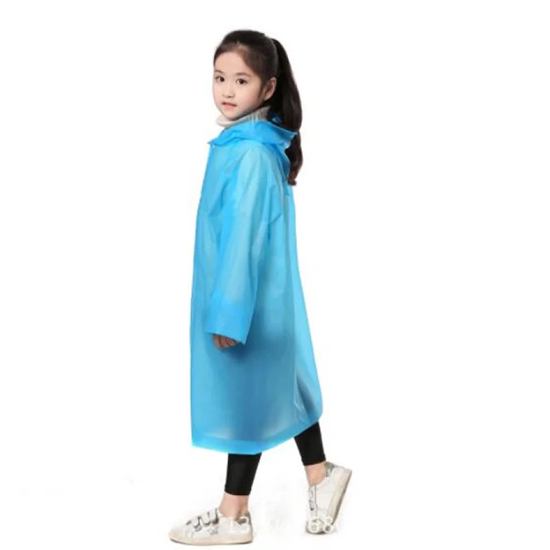 

Wholesale Children Kids Waterproof Plastic Yellow Pink White EVA Rain Coat Raincoat