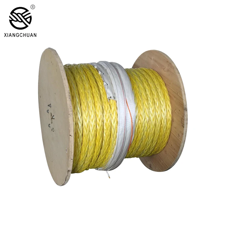 

High Strength White 3, 4 Strands Polyester Rope for Shipping