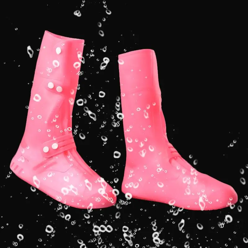 

Tops newest Reusable rain cover Silicone Boot and Shoe Covers Waterproof Rain Socks Rubber Shoe Protectors