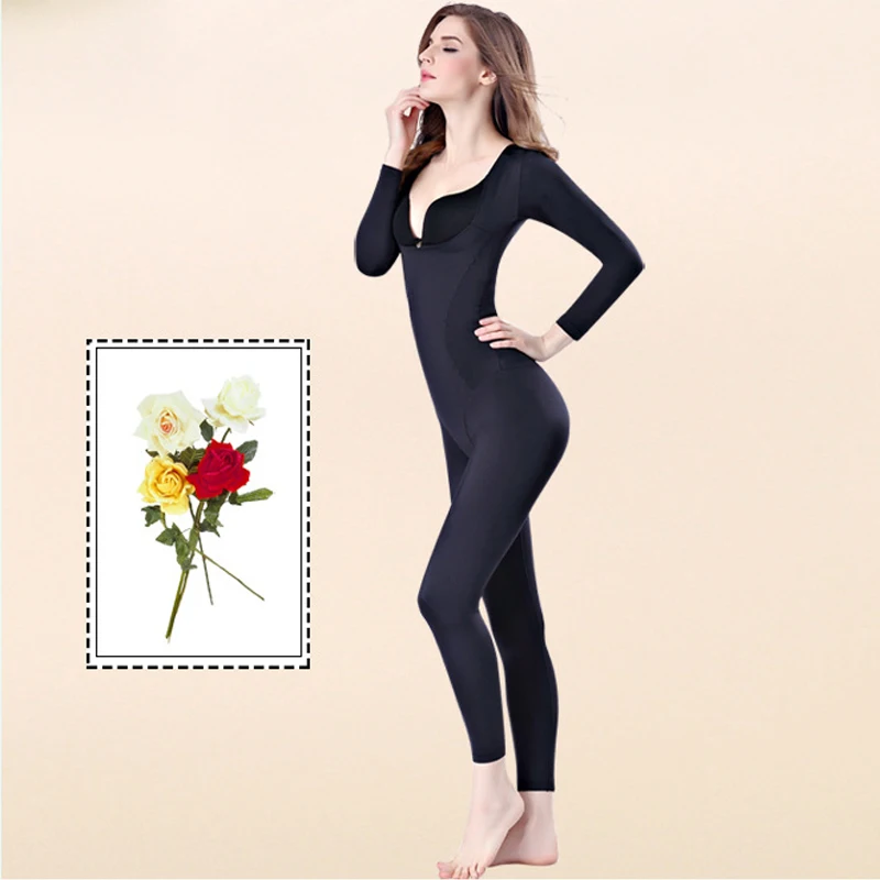 Seamless Fat Burning Thigh Shape Tummy Control Body Slimming Girdle