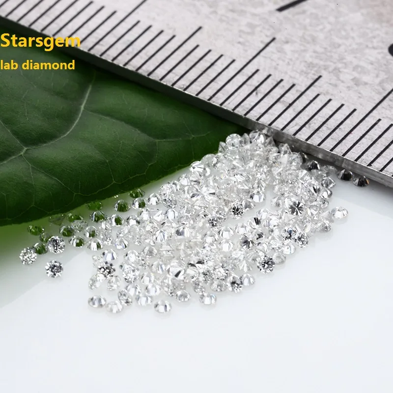 

starsgem loose lab diamond melee size 0.8mm to 3.1mm lab grownd loose diamond stone hpht melee diamond