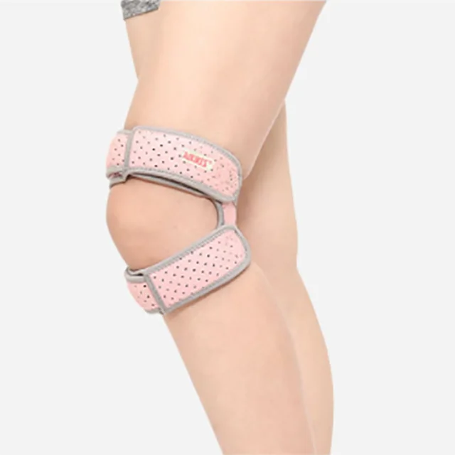

Hot Sale Knee Patella Brace knee Ok Fabric Patella Band Support Straps Band for Sports knee protection, Black, pink
