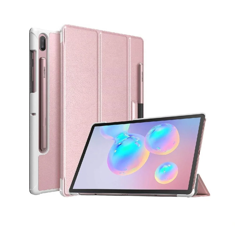 

Luxury Slim Tri-fold Leather Stand Folio Cover Case for Samsung Galaxy Tab S6 10.5 SM-T860/T865 2019