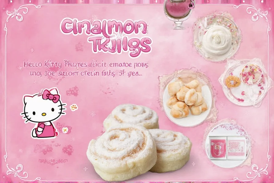 cinnamon rolls hello kitty