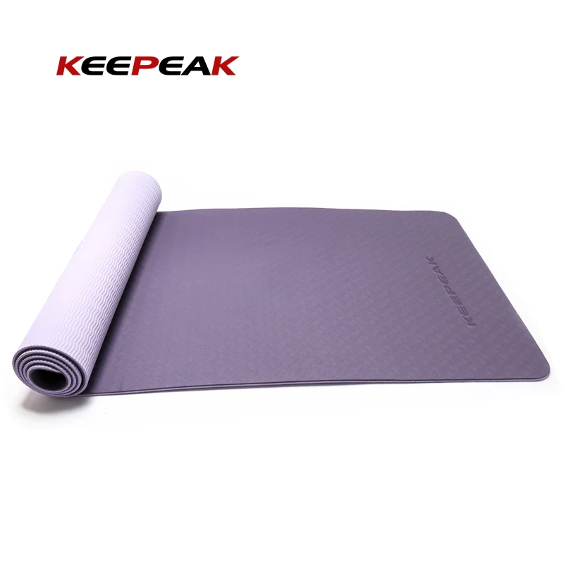 

Keepeak Best selling premium yoga mat customize logo yoga mat custom logo thick eco friendly tpe yoga mat at good price, 12 regular colors