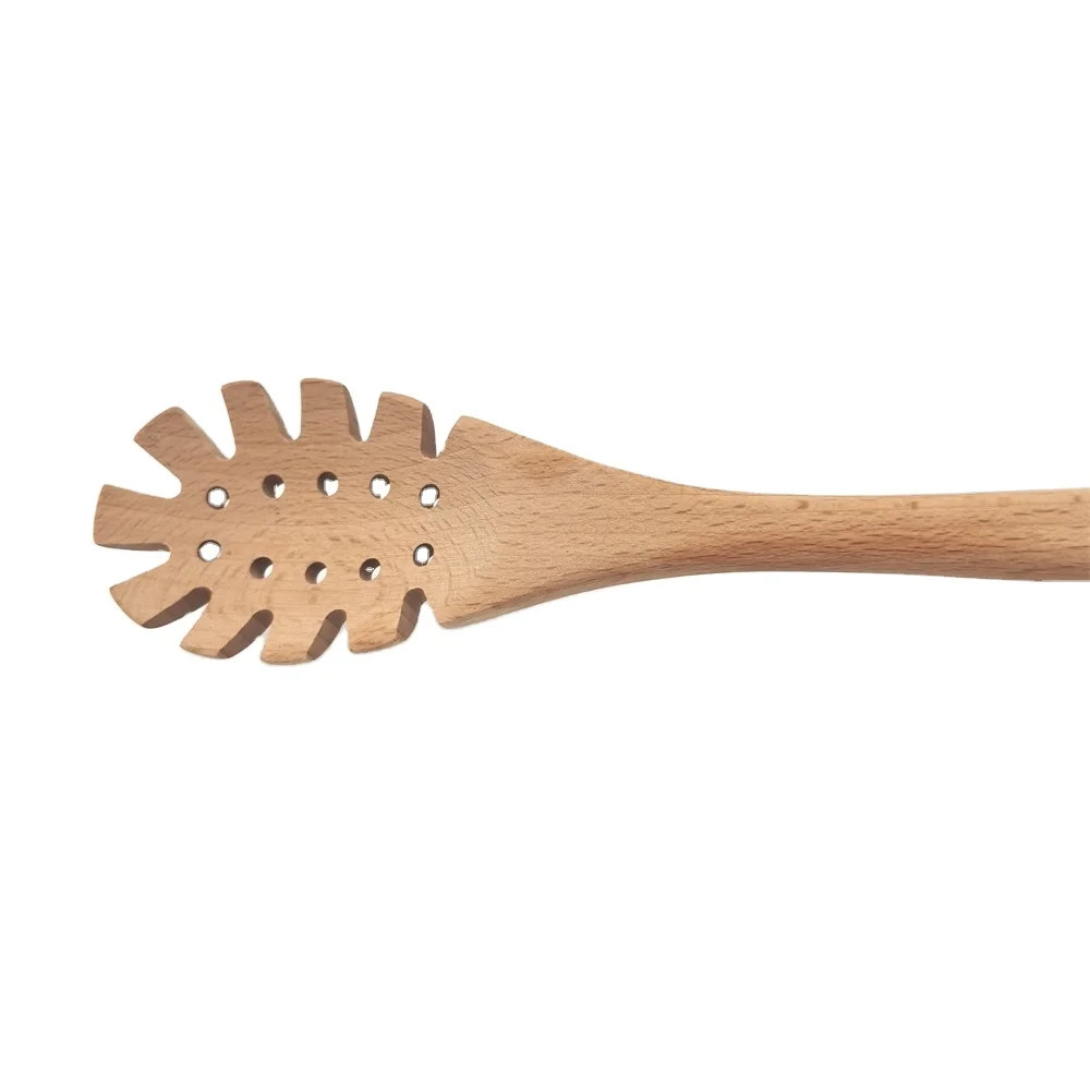 

Wooden Spaghetti Spoon Multi-Functional Pasta Noodles Cooking Utensil Non-Stick Claw Spoon Utensil Non-Stick Spoon, Wood