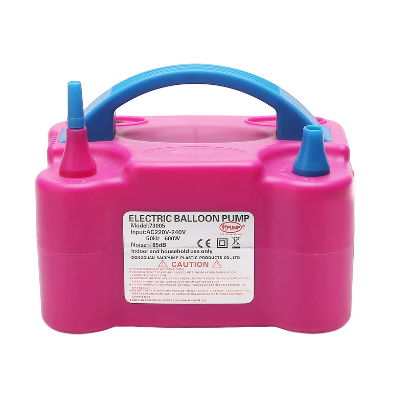 

party decoration hand- held electric balloon air pump, Random color