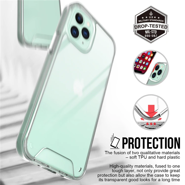 

Hot Sale on Amazon Space Military Protection for iPhone 13 Pro Max Transparent Space Clear Case for iPhone 13, Clear/transparent