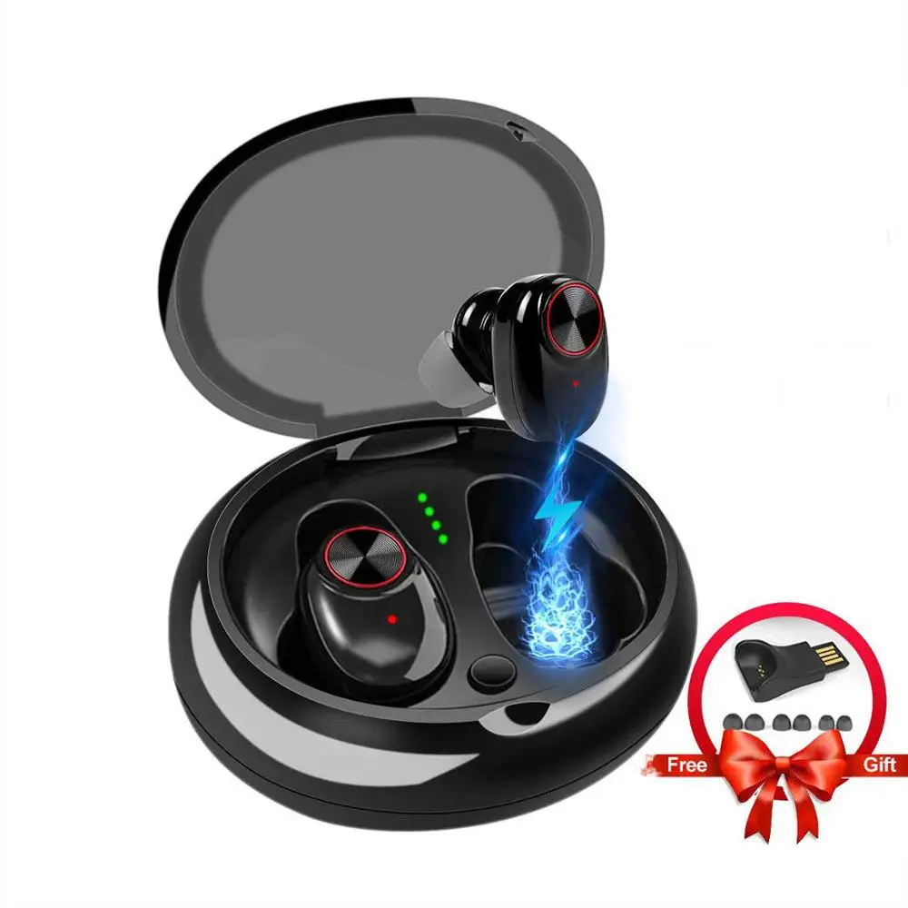 glowing Wireless headphones sport BT Earphones for iphone Earphone waterproof Earphone