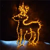 Waterproof LED christmas motif lights cross street led rope light deer