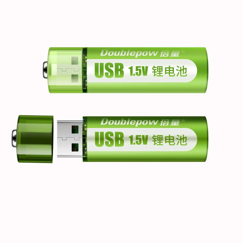 
China battery manufacturer 1800mWh 1.5v lithium ion li ion USB rechargeable AA battery Cell  (62286962712)