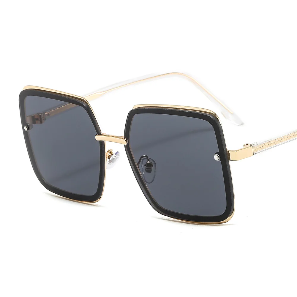 Qmoon Wholesale Women Men's Fashionable Square Rectangular Sunglasses New Fashion Polarized Sunglasses for Women Driving