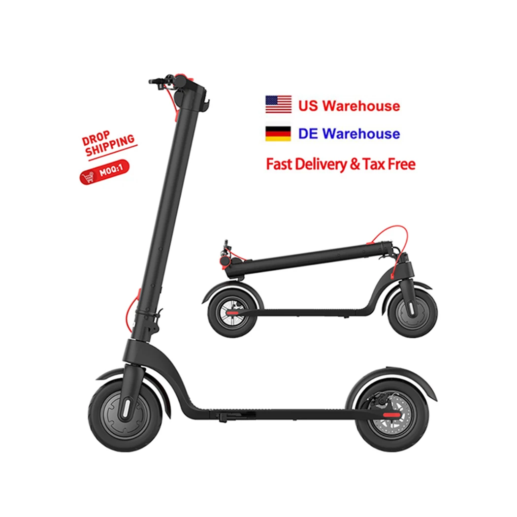 

Europe Free Shipping 8.5'' inch Foldable e scooter 2 wheel Adult Portable 350W electric scooter X7 escooter