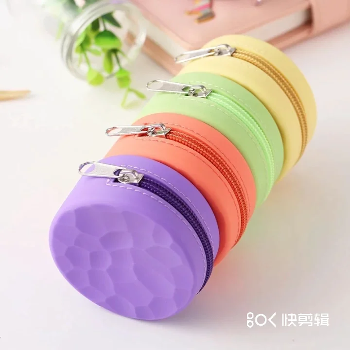 Mini Cute Bag For Kids Cat Shape Silicone Zipper Bag Coin Purse Buy Wholesale Silicone Zipper