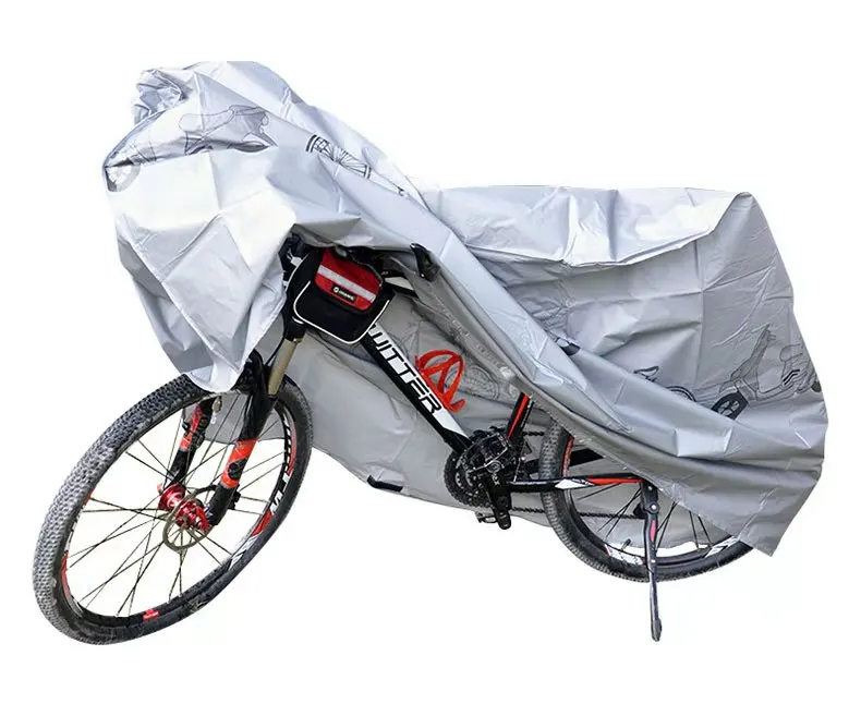 

PEVA material outdoor waterproof UV proof Elastic Stretch Anti-dust Bike Protector cover bicycle cover, Sliver
