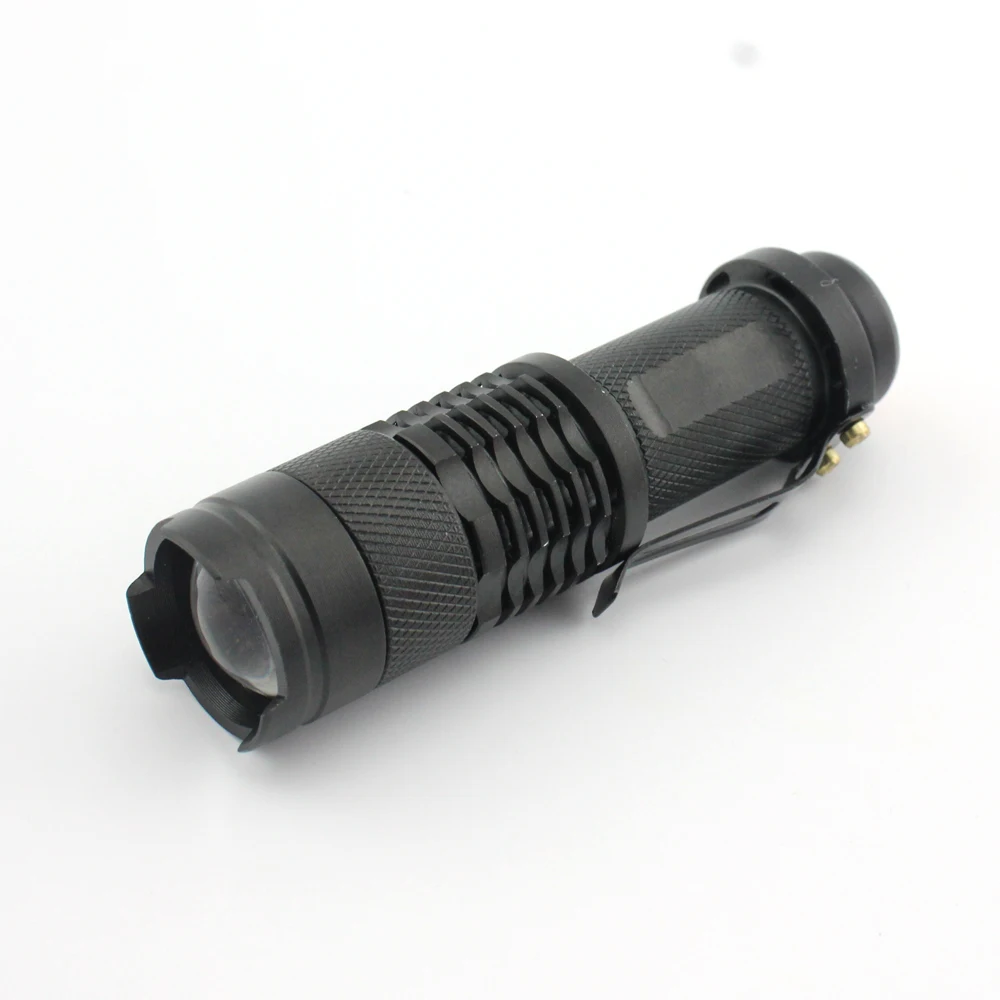 定制防水迷你黑光战术身体生存手电筒火炬