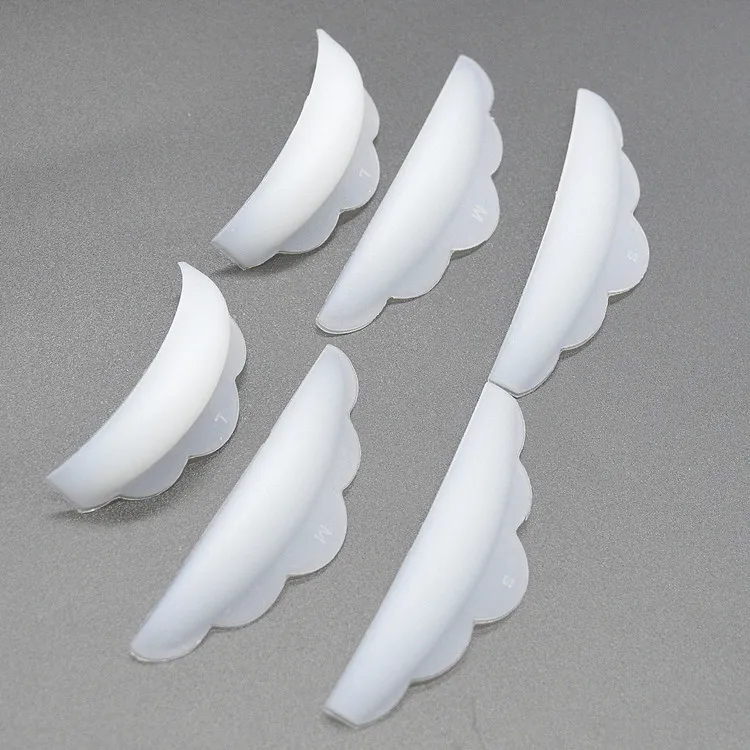 

Silicone Eyelash Permanent Perm Curler Curling Root Lifting Fake Eyelash Shield Pad Gasket Wholesale, Clear