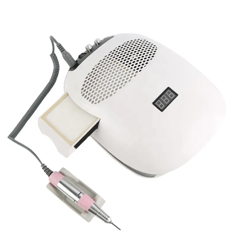 

High Power 140W 3-IN-1 intelligent Nail Dust Vacuum Cleaner & Nail Drill Manicure Machine & Led UV Lamp Set