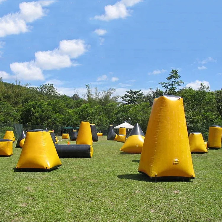 

Hot sale cheap paintball bunker paintball obstacles game inflatable shooting paintball bunker in China, Customized