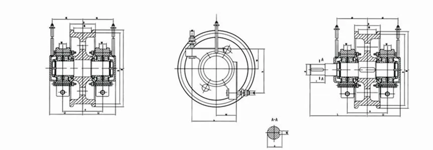 Heavy Duty SAE 4130 Forging Casting Steel Crane Wheel Block