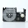 PUTY Hot Selling Compatible Label Tape XR-24SR 1" 24mm Black on Silver Cassette Ribbon Tape PT-24SR for EZ Label Printer
