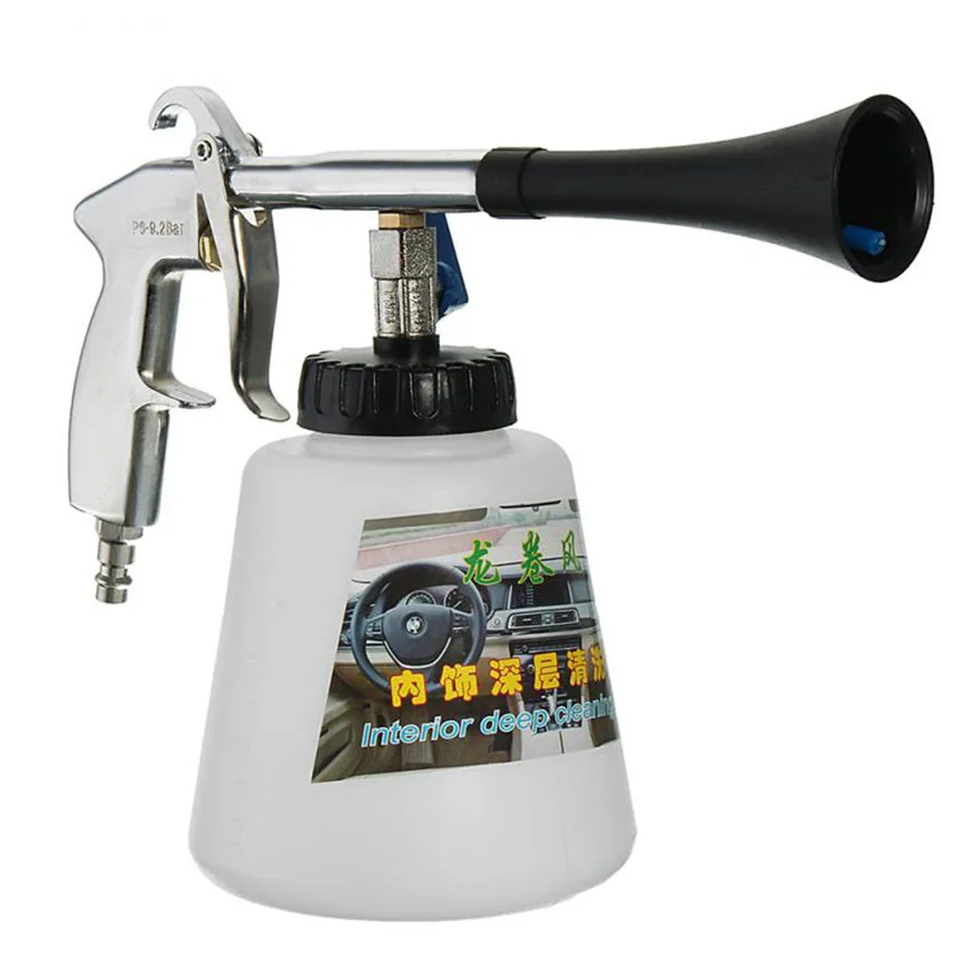 

Car washer spray nozzle Interior Tornado Cleaning gun Tools Kit Spray disinfection Washer Equipment water sprayer foam lance, Customer required