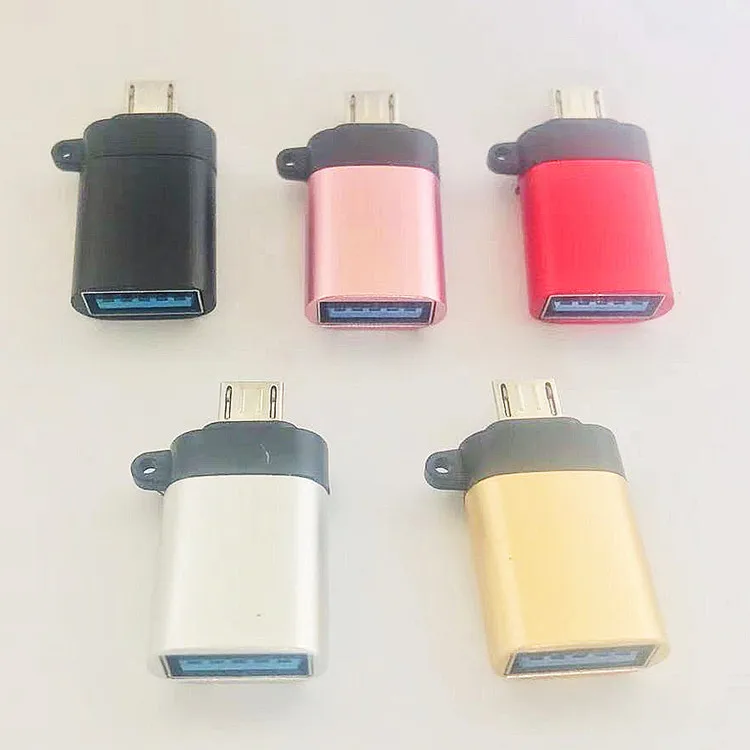 

Metal adapter Key buckle 3.0 TYPE-C OTG USB to type c micro 5pin V8 OTG