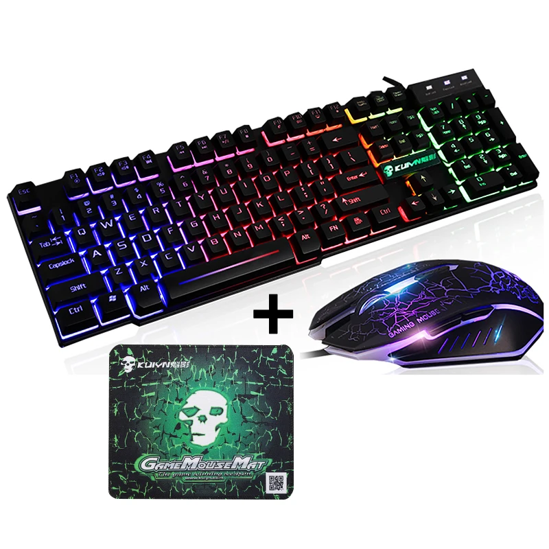 

Klavye Fare,Gaming Keyboard And Mouse,Keyboard Mouse Combos, Black/white