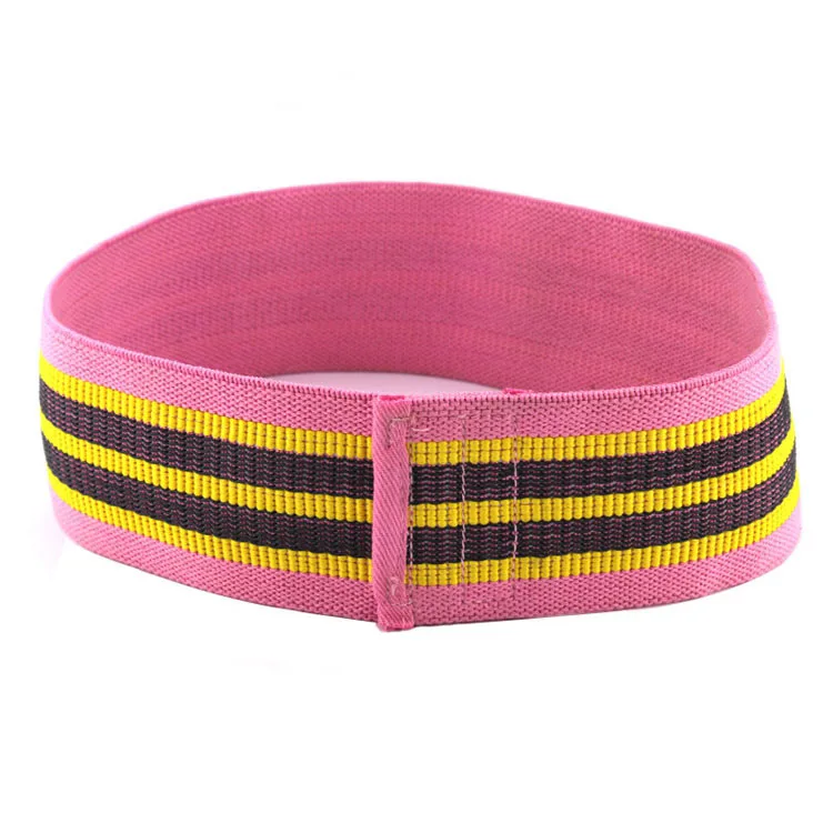 

New booty adjustable resistance hip bands exercise bands for sports users, Pink+yellow