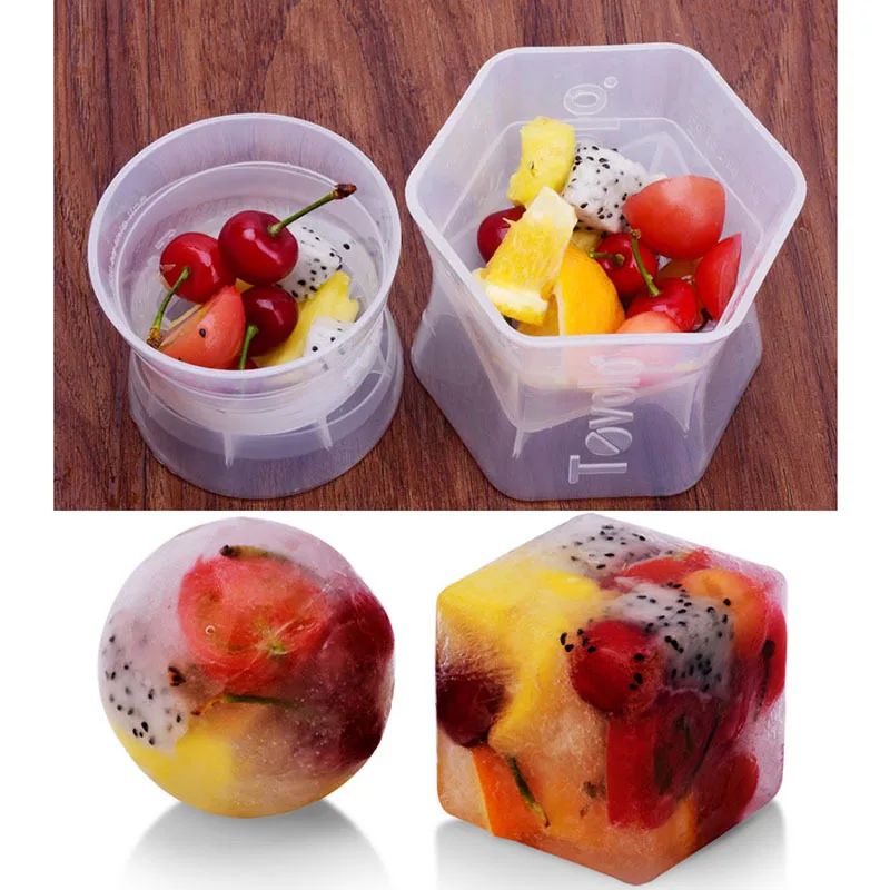
Ice Ball Mold Creative Round Silicone Ice Ball Mold Whiskey Ice Ball Press Mold With Lid 