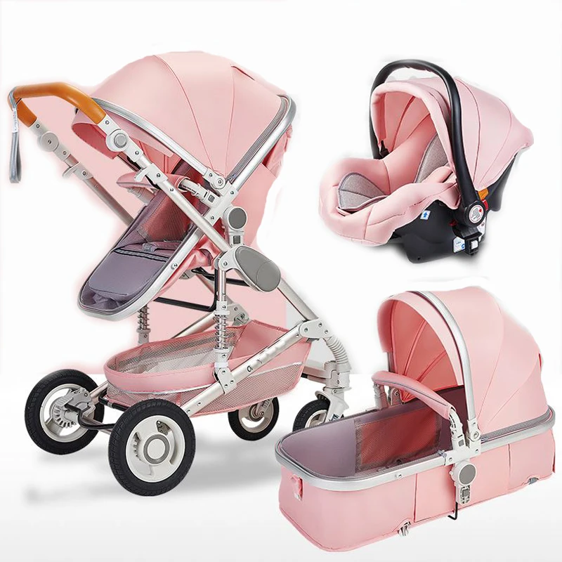 
sale cheap travel system luxury baby stroller 3 in 1 with carrycot and carseat 