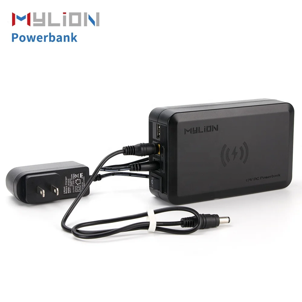 

mylion 12v 2a power bank mini portable lithium battery back up power multi function mp1235 14000mah power bank for led