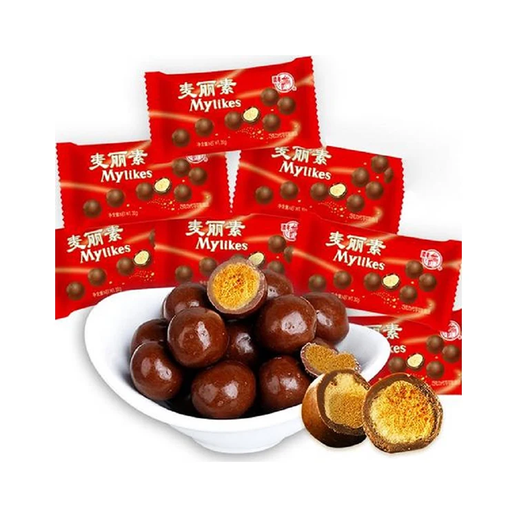 
Chocolate cheap candy brands desserts the best dairy crispy dark milk 80g Liangfeng brand Melissa 