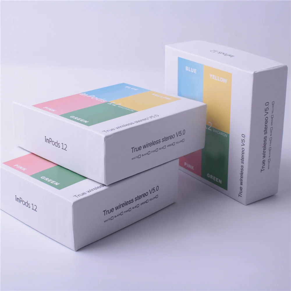 

I12 Wireless Headphones Inpods I12 Audifonos Bluetooth Earphone Headset Bass Sound Earbuds I9s TWS For Mobile Phone Sleep