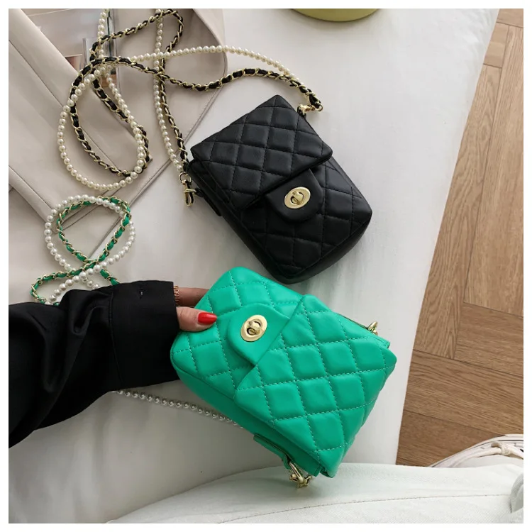 

2021 new fashion European and American chain messenger bag female small bag