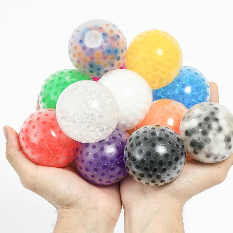 

EE1324 Water Beads Squishy DNA Ball in Assorted Colors Fidget Toy TPR Squishy Ball Vent Toys Squishy Water Beads Puffer Ball