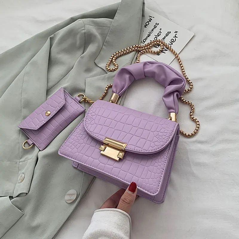 

Wholesale Bags Cotton Tote Fashion Shoulder Canvas Bag With Leather, Black, purple, blue, beige