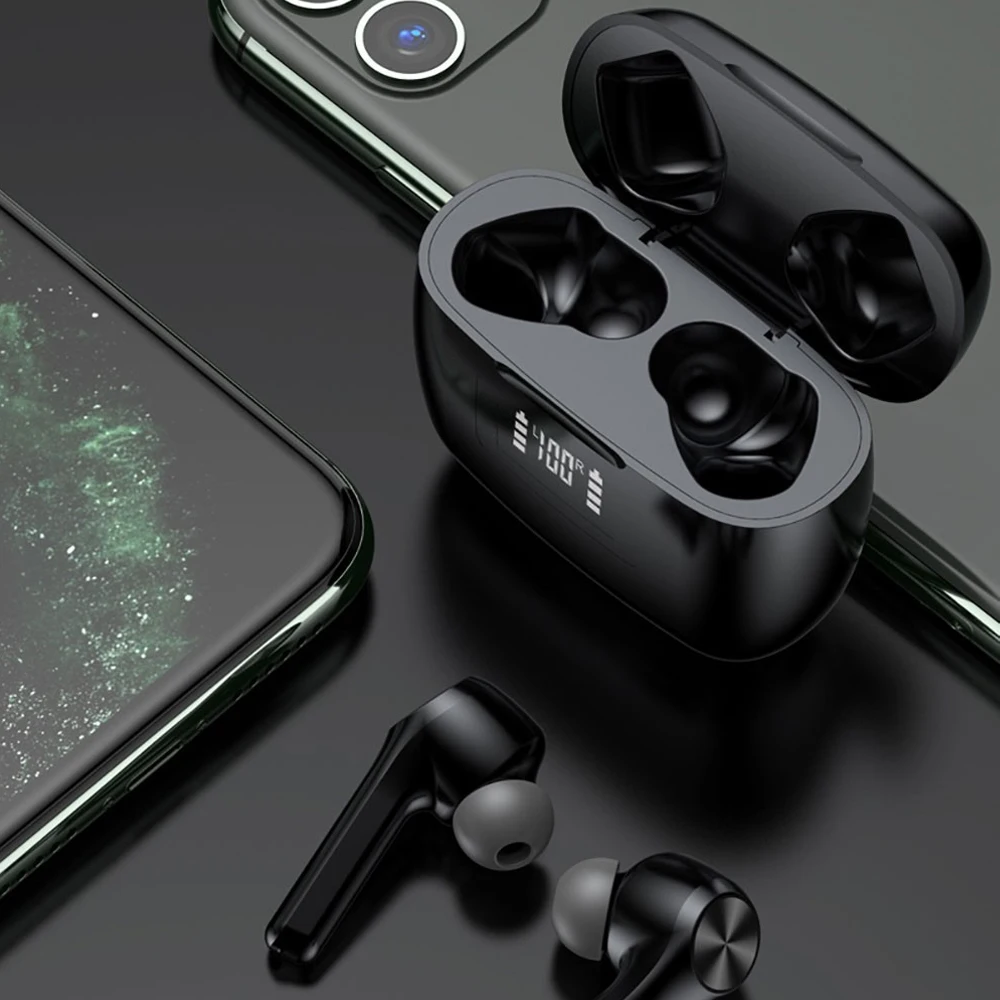 

T9 TWS Wireless BT 5.0 Earphones Charging Case LED Display Waterproof Earphone Auto Pairing Pro Earbuds for smart phones
