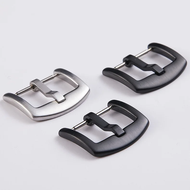 

18mm 20mm 22mm Watch Buckle Polished Brushed Leather Band Watch Clasp Stainless Steel Watch Buckle strap pin buckles