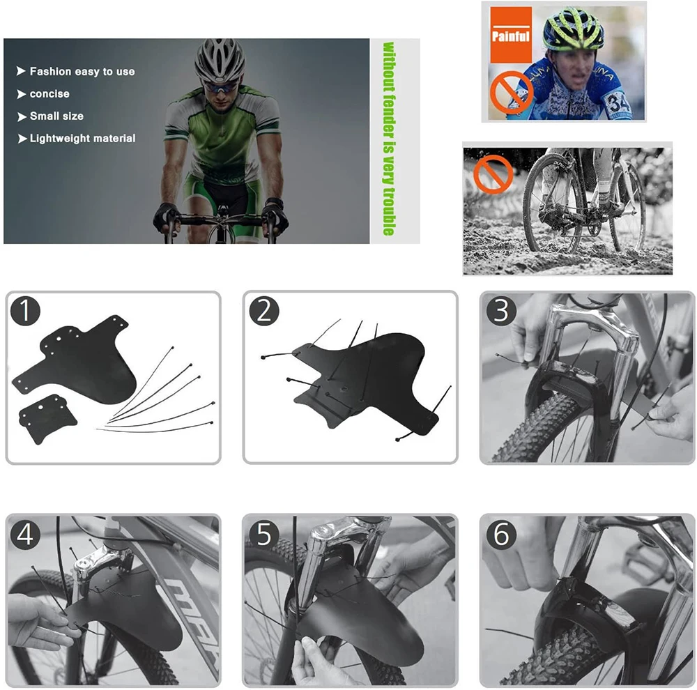 Custom Design NEW MTB Road Bike Mud Flaps Cycling Wings Front Bicycle Mudguard For Mtb Fenders.jpg
