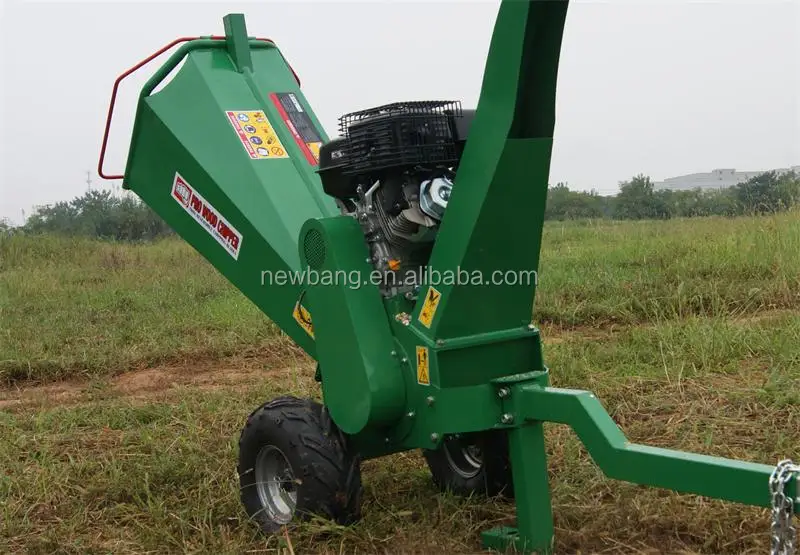 15hp Wood Chipper Wood Log Shredder With Twin Reversible Blades For