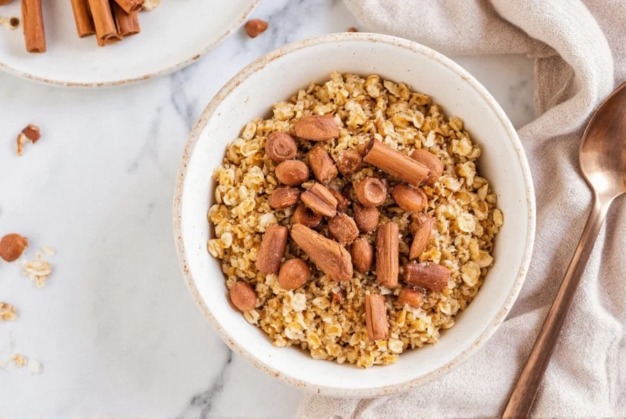 cinnamon and spice oatmeal