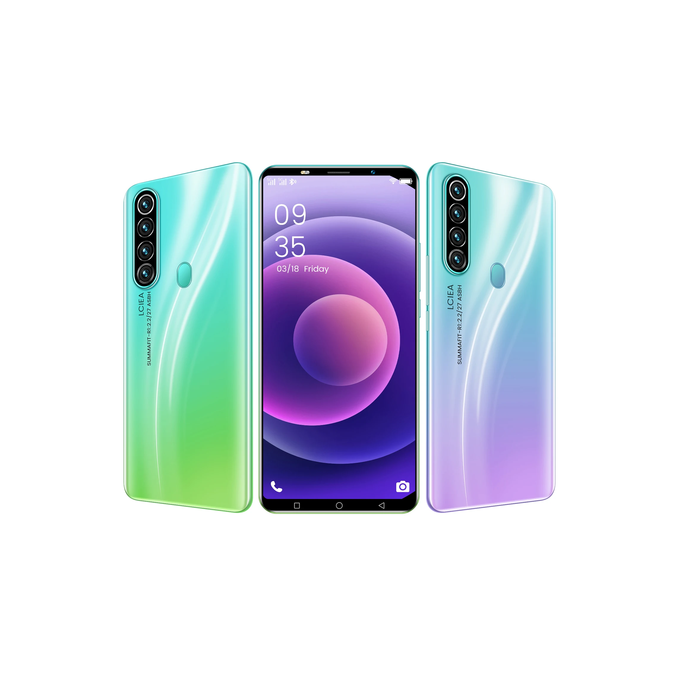 

Hot style Note80 Android 5.8-inch large face fingerprint unlock thin smart phone