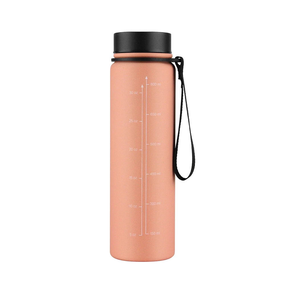 

Hot Selling Leakproof 32oz/1L Single Wall Stainless Steel Straight Cup Outdoor Sport Gym Water Bottles with Custom Logo, Customized color